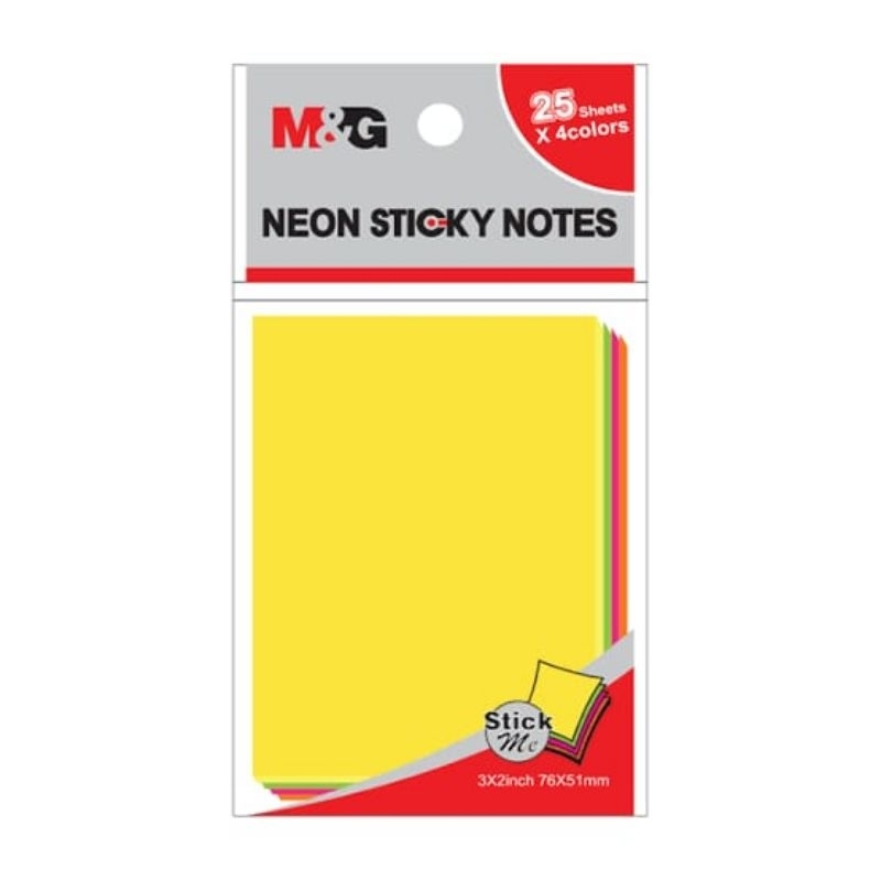 

STICKY NOTES YS-182 76mmx51mm M&G / MEMO TEMPEL M&G 3x2 inch/ NEON STICKY NOTE