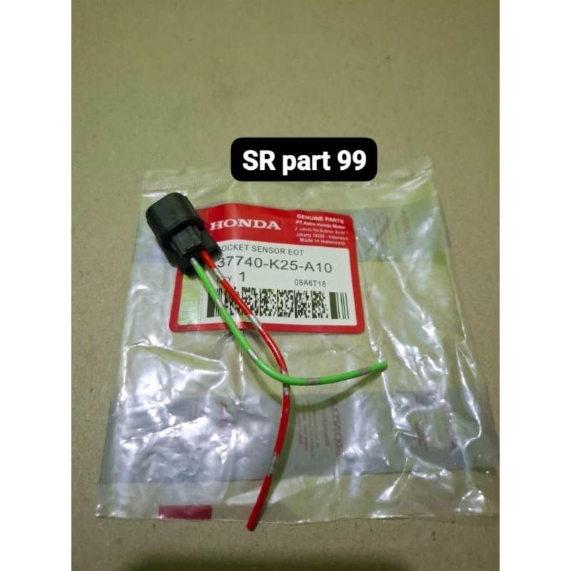 Soket sensor EOT sensor suhu panas Honda Beat fi Scoopy fi ori K25