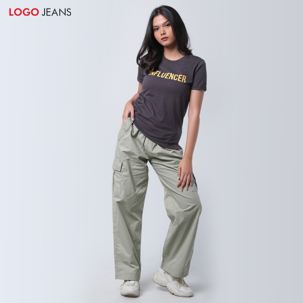 Logo Jeans - Celana Wanita Cargo Kimber 43054L5SA