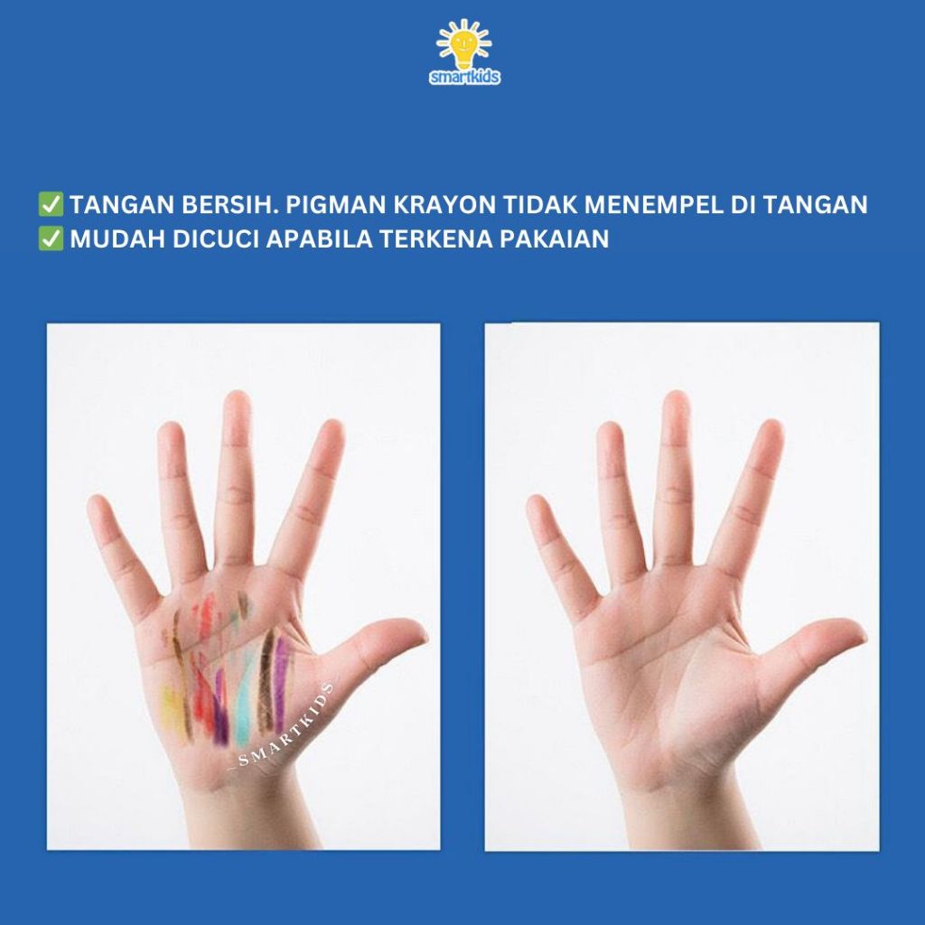 

YUH Rocket Krayon Warna Cerah Tangan Bersih Crayon Minyak Oil Pastel Menggambar Anak Stationery Art