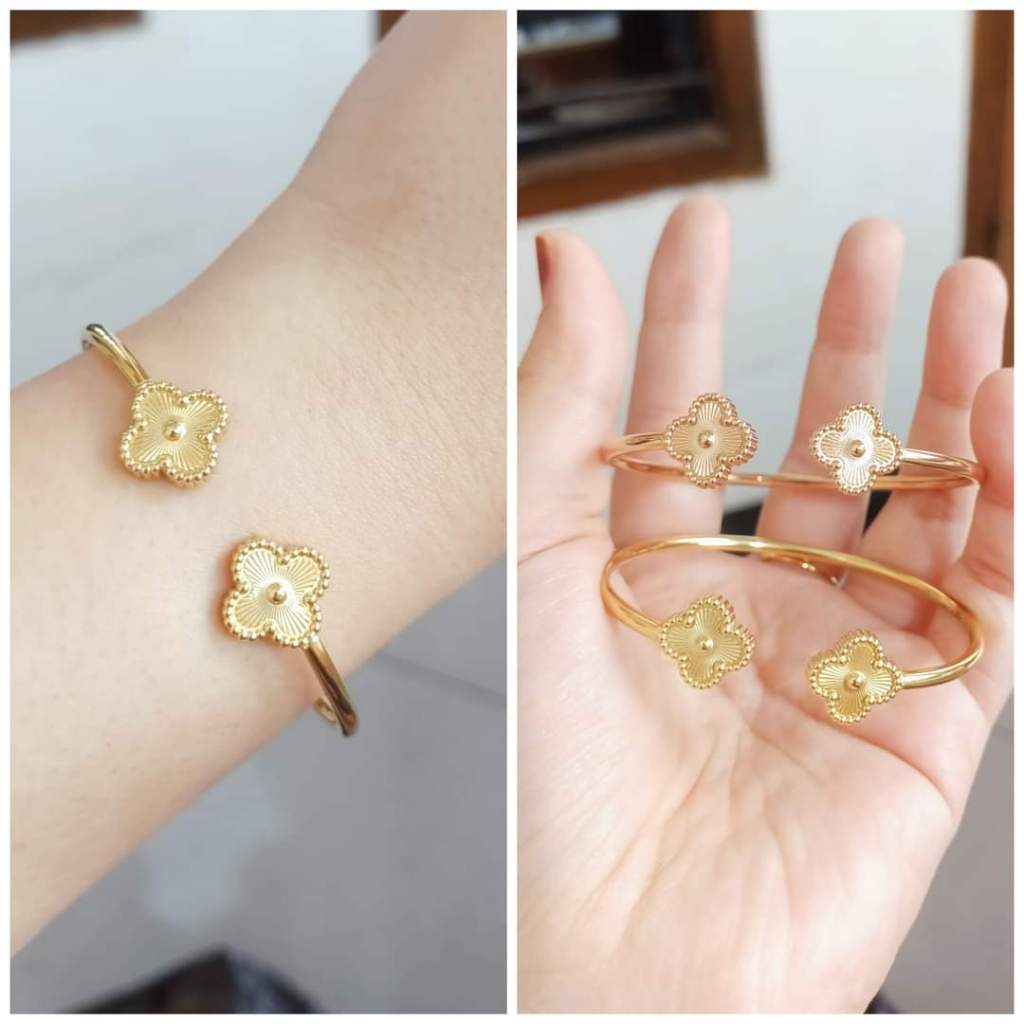 GB. Vc Polos - Gelang Bangle Elastis Bunga 2 Polos