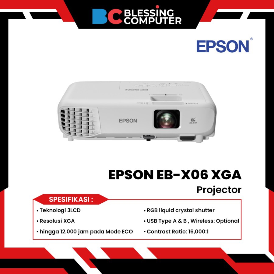 Projector EPSON EB-X06 XGA Tas