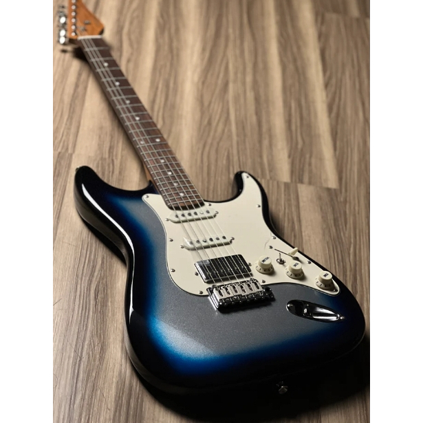 SQOE SEST700 VBS HSS Roasted Maple Series in Sky Burst Metallic LImited Edition