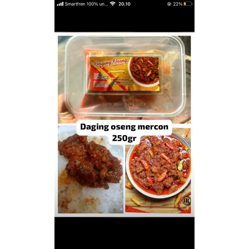 

daging oseng mercon pedes nampol