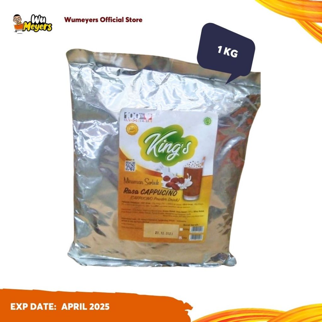 

Minuman Bubuk Cappucino Kings Powder Drink Cappucino 1 kg