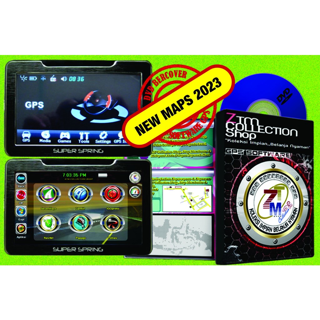 GPS SOFTWARE SUPERSPRING - Paket DVD