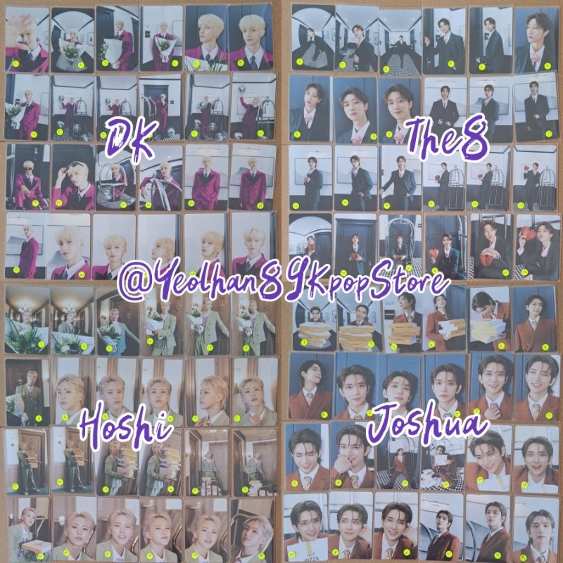 [READYSTOCK OFFICIAL] SEVENTEEN Photocard Sharing PC Booklet SPILL THE FEELS Carat ver. Member Joshu