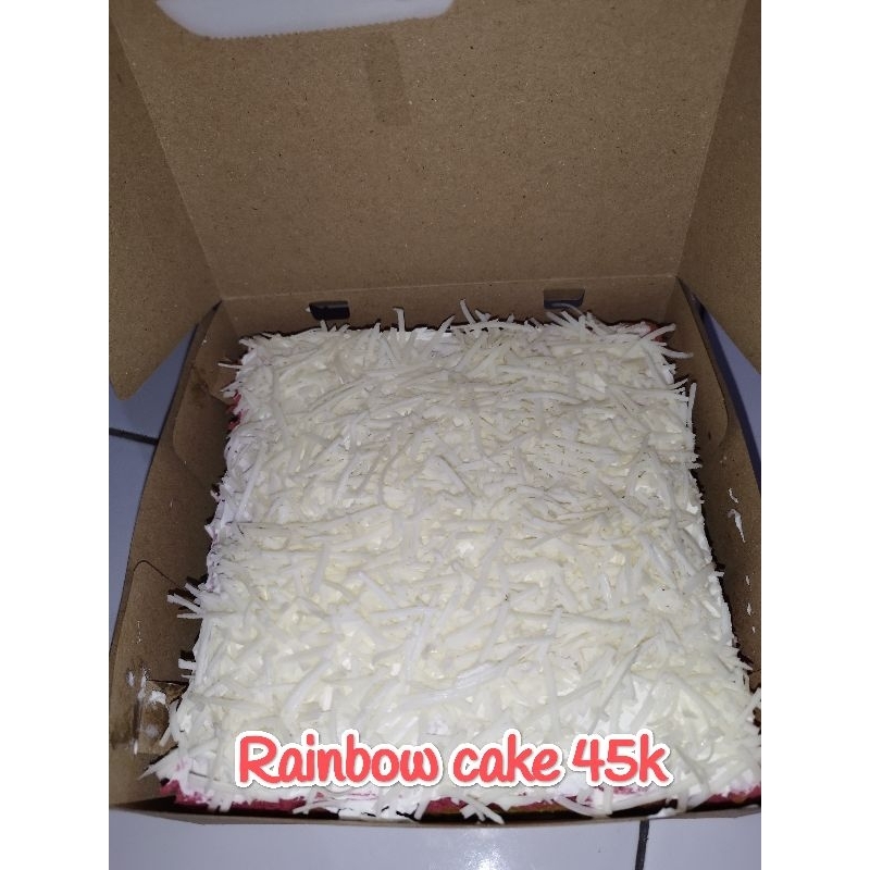 

rainbow cake /Bolu pelangi kukus