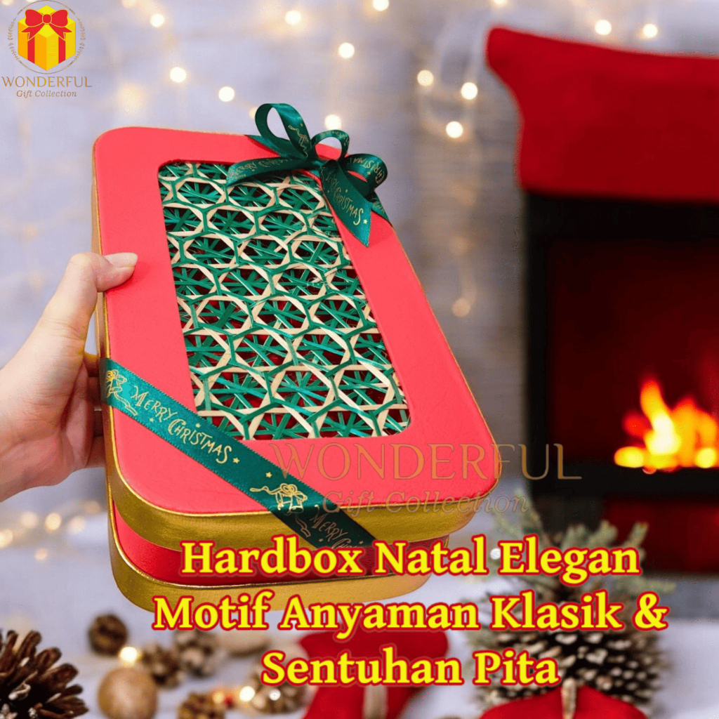 

Gift Box Natal / Christmas Hampers Hardbox / Box Rotan Anyaman NYM.05