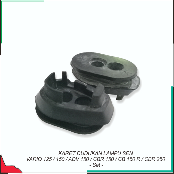 Karet Dudukan Lampu Sen Vario 125 / 150 / Adv 150 / Cbr 150 / Cb 150 R / Cbr 250 -- Set --