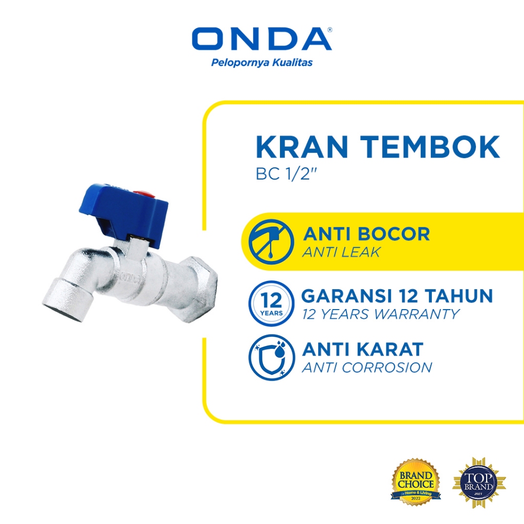 ONDA Kran Air Tembok / Taman BC 1/2”