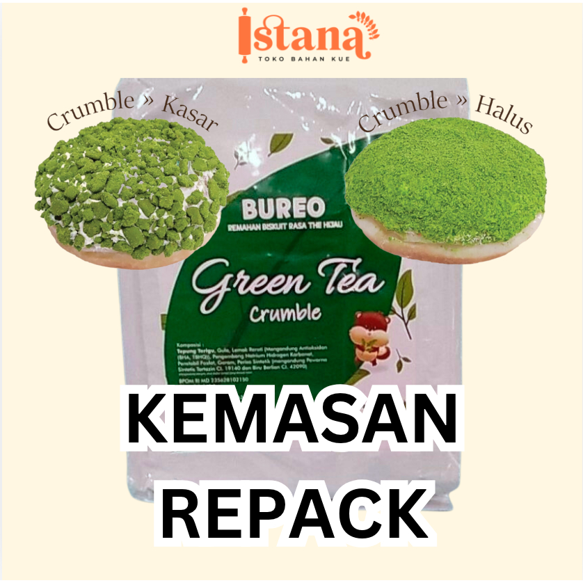 

BUREO GREEN TEA REPACK 250GR / 500GR (HALUS/KASAR)