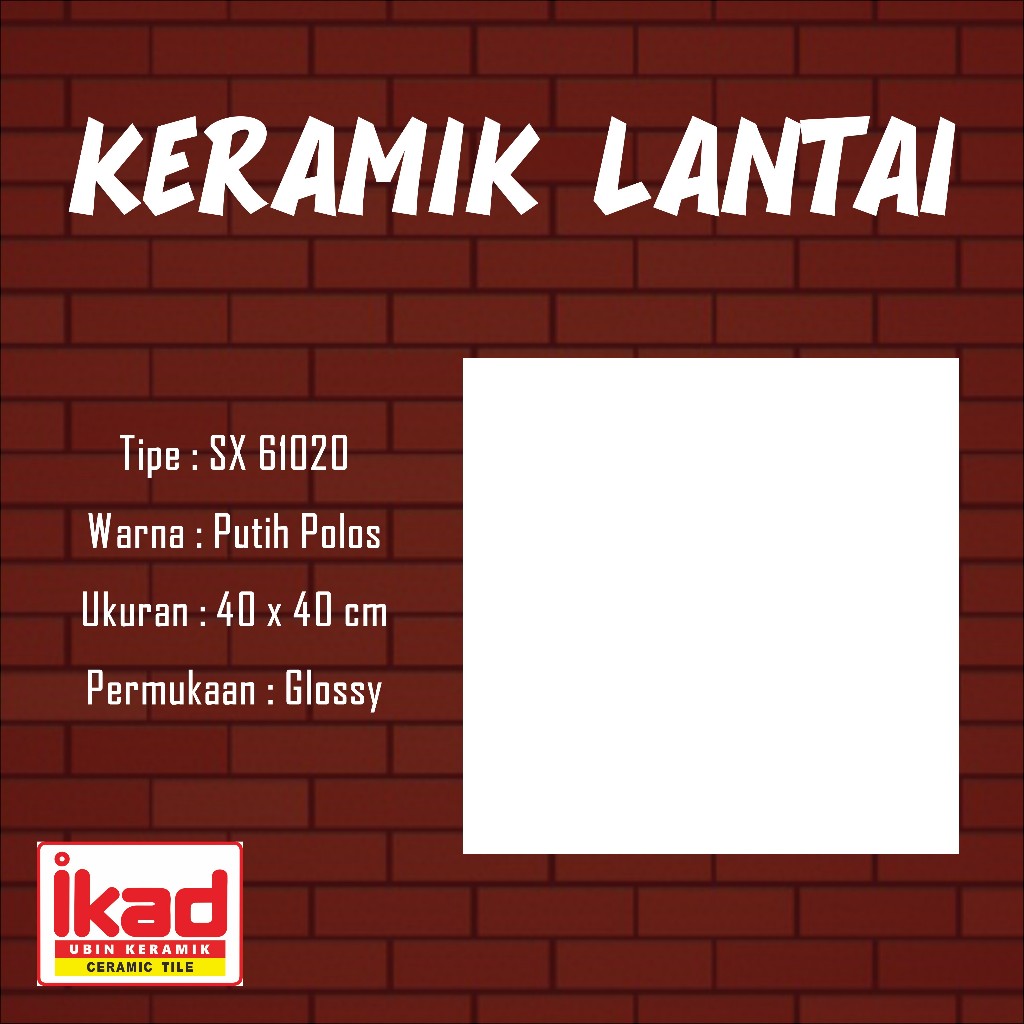 IKAD - KERAMIK LANTAI 40X40/ FLOOR TILE/ KERAMIK LANTAI/ KERAMIK