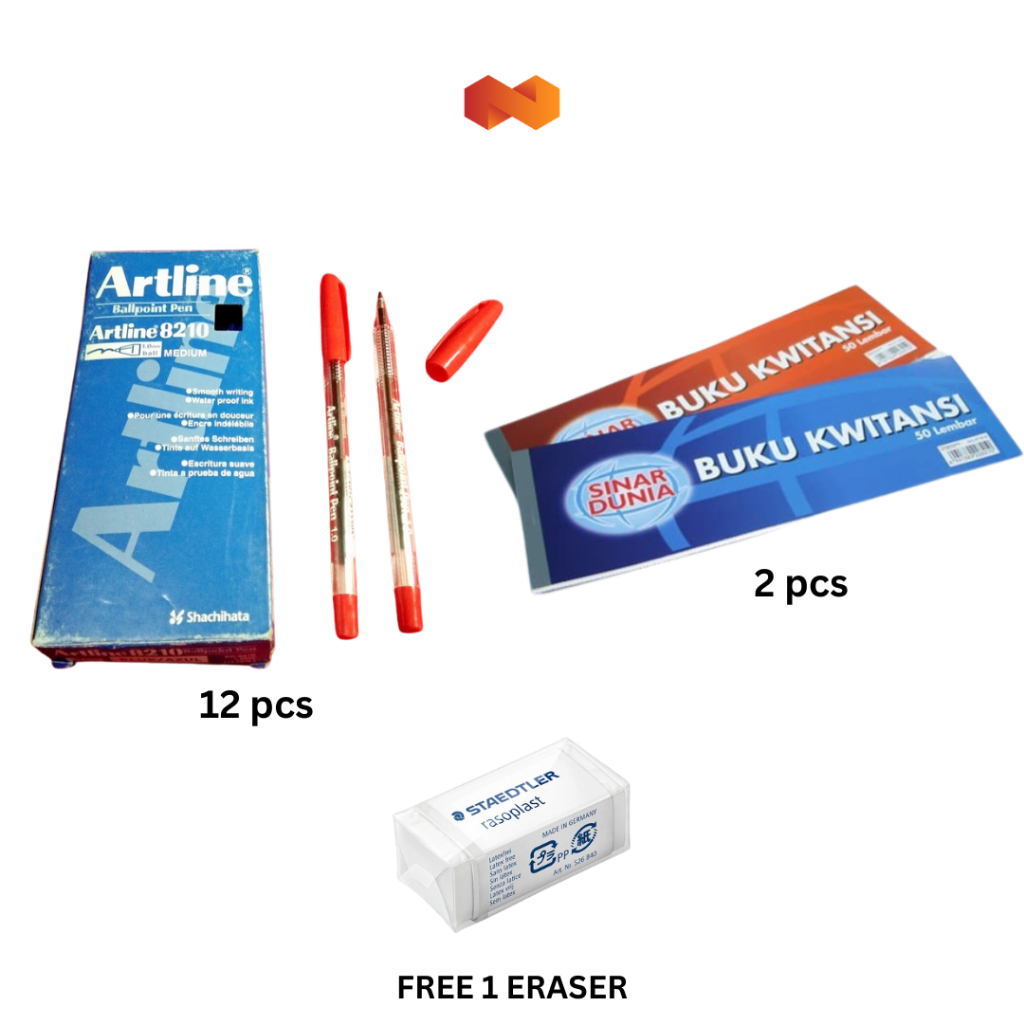 

Bundling Ballpoint Artline dan Buku Kwitansi