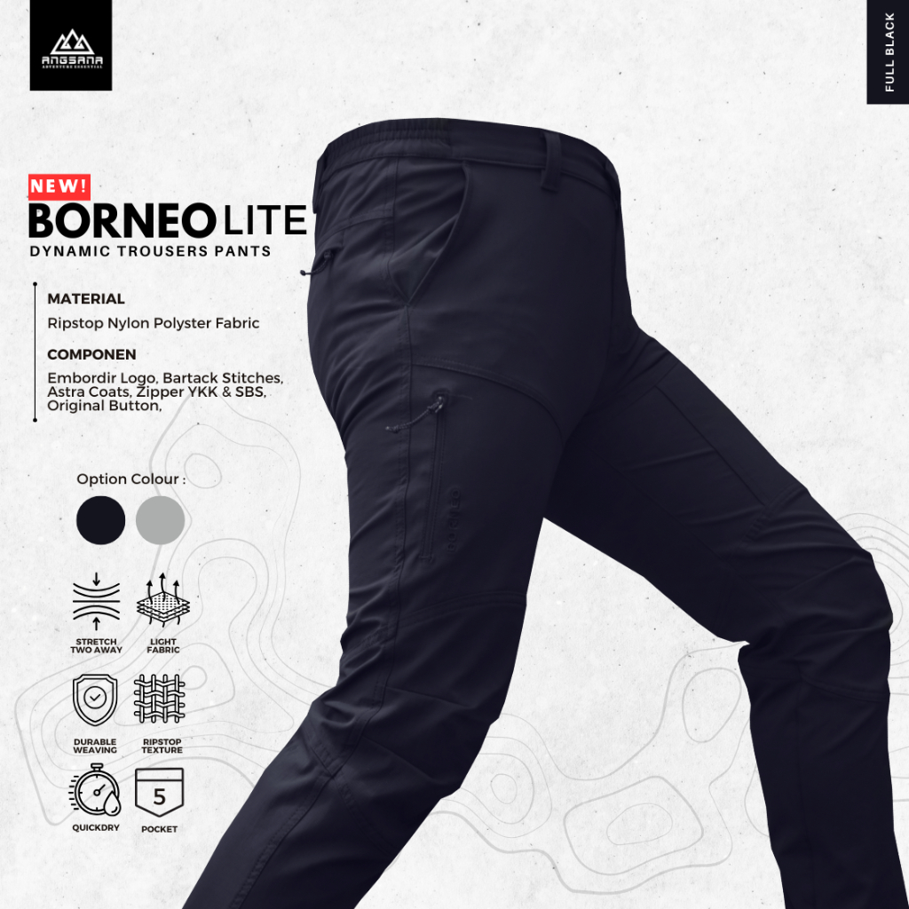 Celana Gunung Angsana seri Borneo Outdoor Actifity