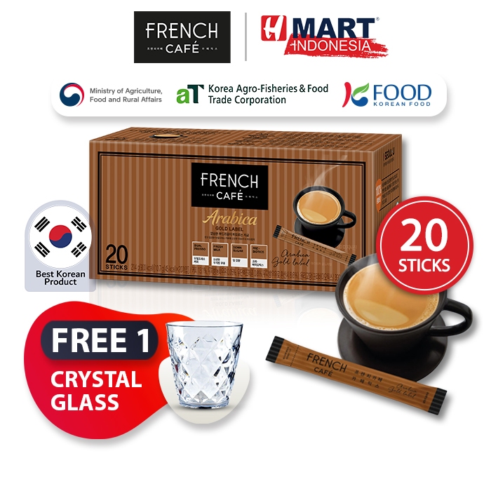 

NAMYANG FRENCH CAFE Coffee Mix Arabica Gold Label - Kopi Instan Rasa Arabika 20 Sticks