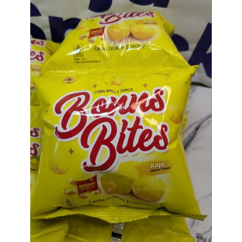 

chiki Ciki Bonus Bites bon bons BONNS BITES viral baru per10 pcs rasa keju