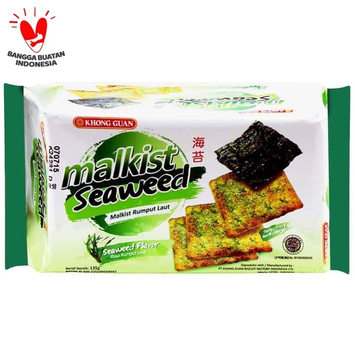 

Khong Guan Malkist Seaweed 135gr