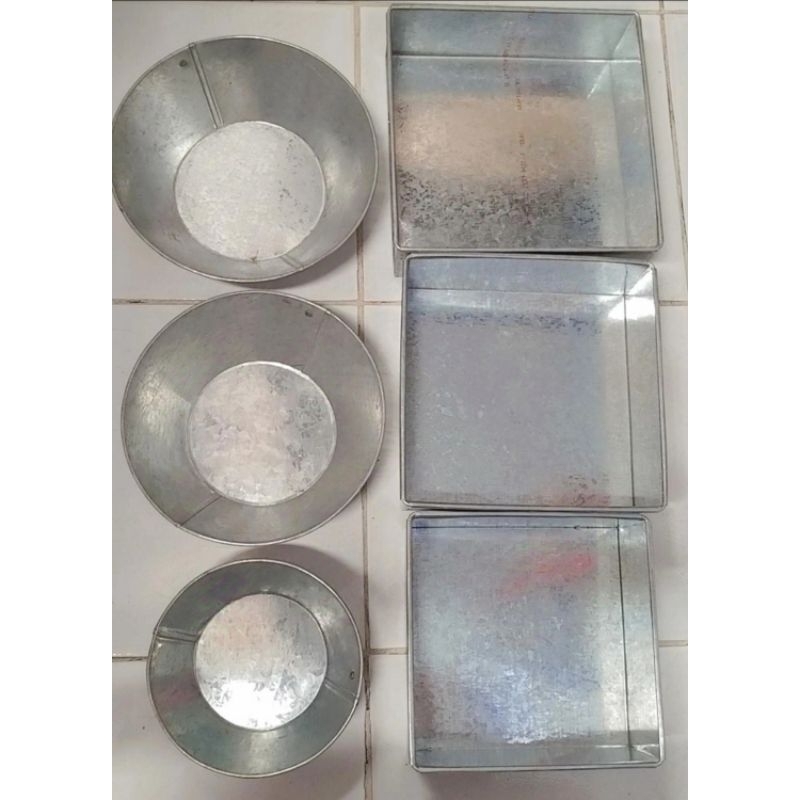 Loyang Lapis Legit Loyang Seng Kotak Bulat Cetakan Kue Lapis Legit