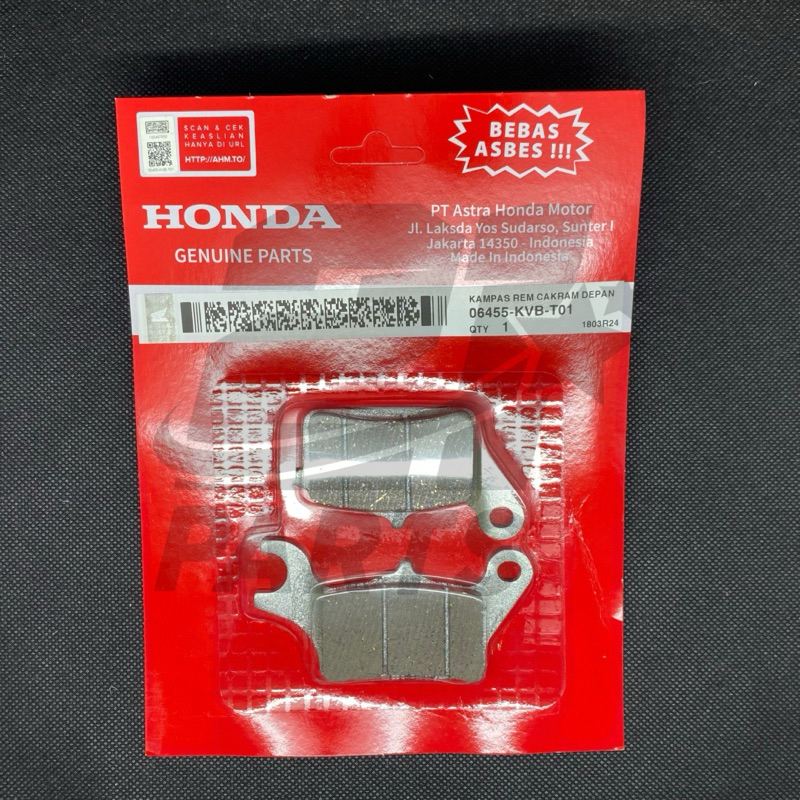 Kampas Rem Cakram Depan (KVB-T01) Vario 150