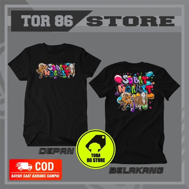 Kaos sobat ngarit,sapi,kambing