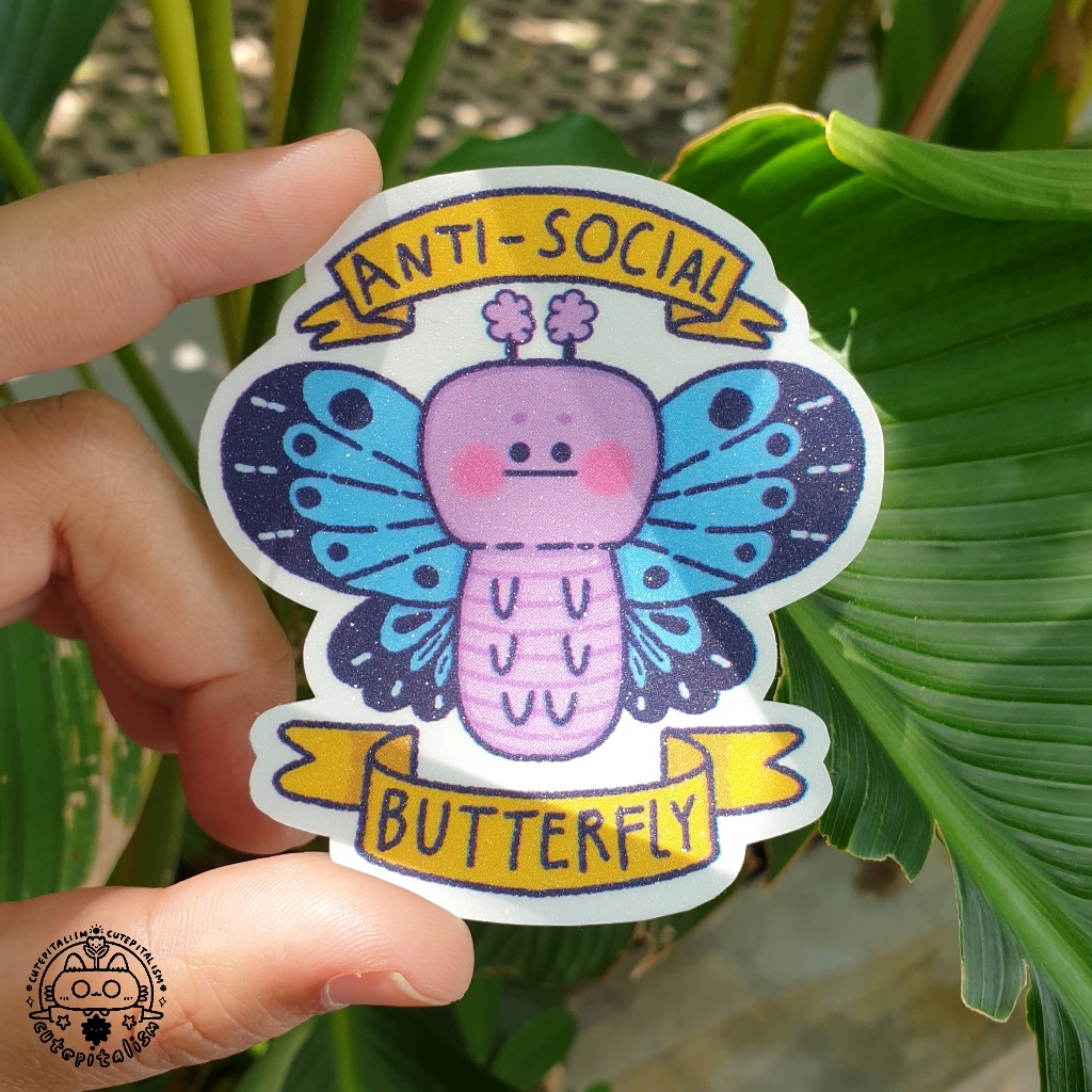 

Ansos Butterfly | Vinyl Sticker | Cutepitalism