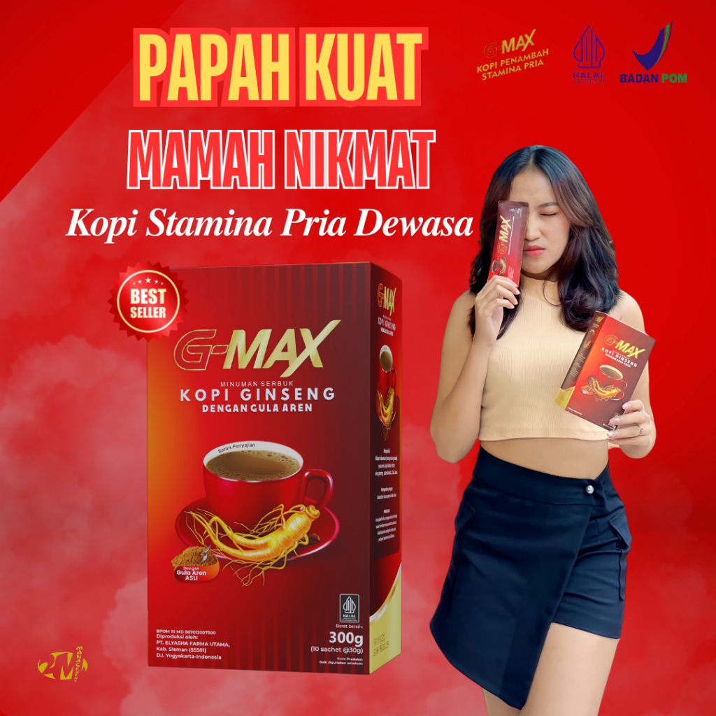 

MINUMAN KOPI EXTRA GINGSENG - G-MAX MEMBERI DURASI LAMA BERSAMA ISTRI