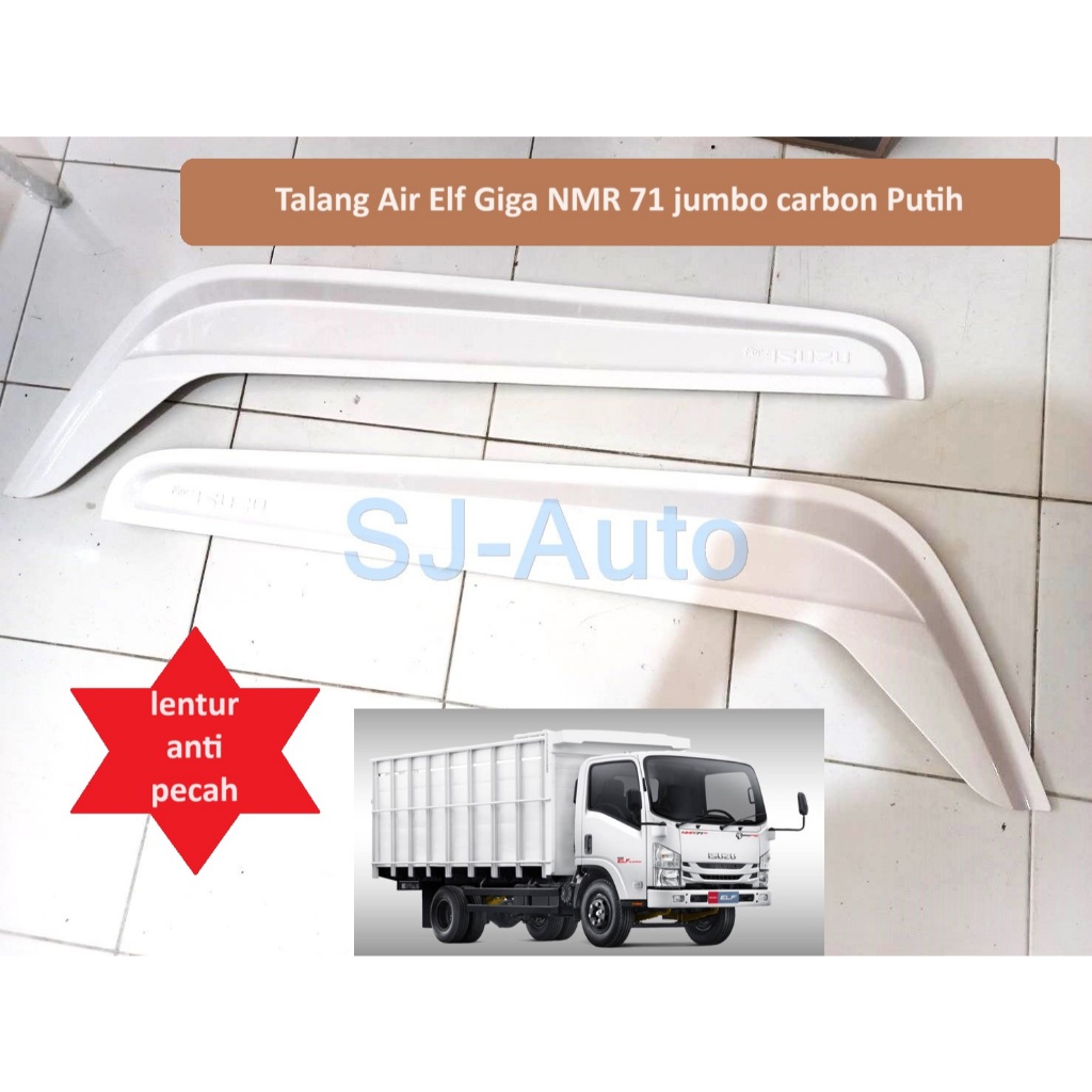 Talang Air Elf Giga Hitam Model Giga Jumbo Carbon NMR71 warna Putih