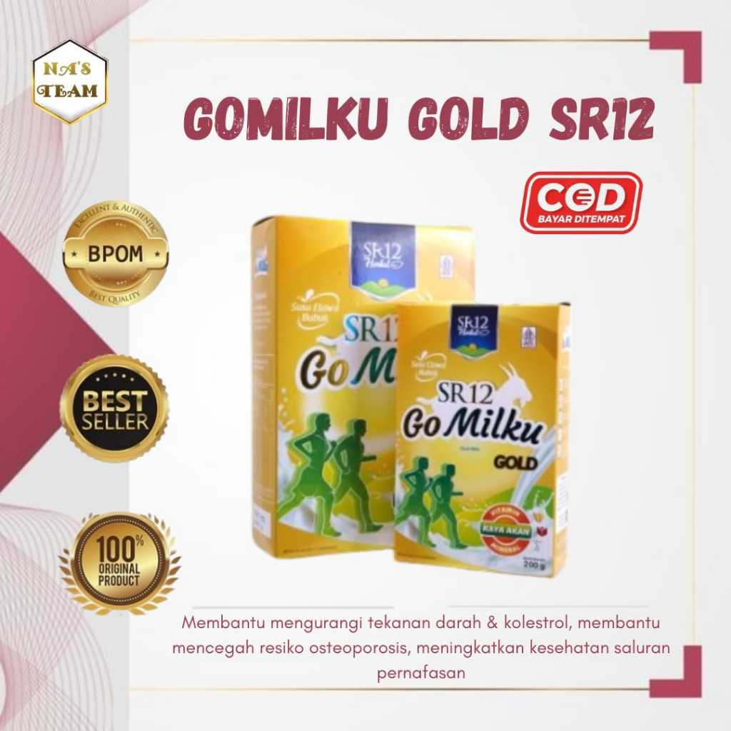 

Go Milku Gold SR12 Susu Etawa Atasi Pegal Linu dan Nyeuri Sendi Halal BPOM