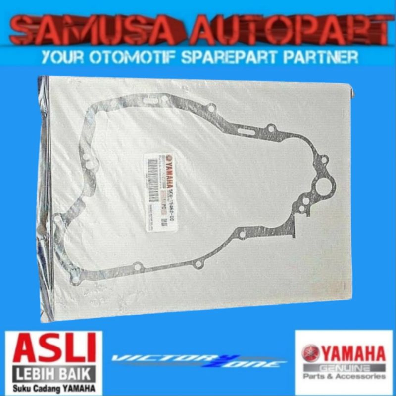 GASKET CRANKCASE COVER 3 / PAKING PERPAK KOPLING KANAN YZ250 YZ250X ORIGINAL 5CU-15462-00