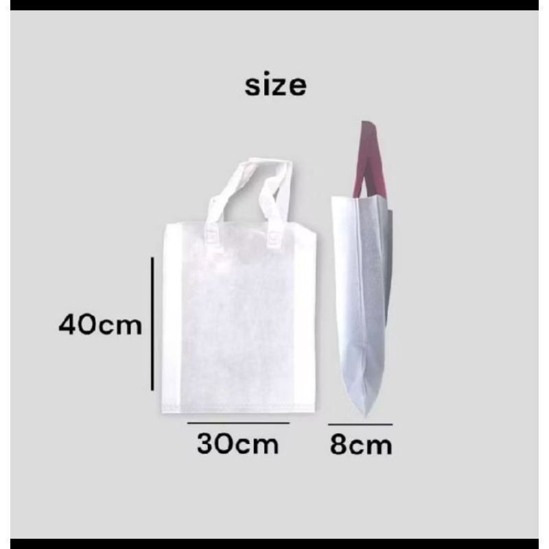 

Tas lukis spunbond karakter labubu 40x30x8