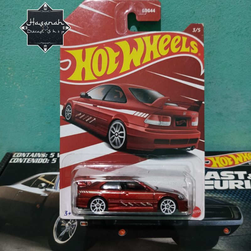Hot Wheels Honda CIVIC SI Red / HW Anniversary / HW Honda CIVIC / HW Special Basic