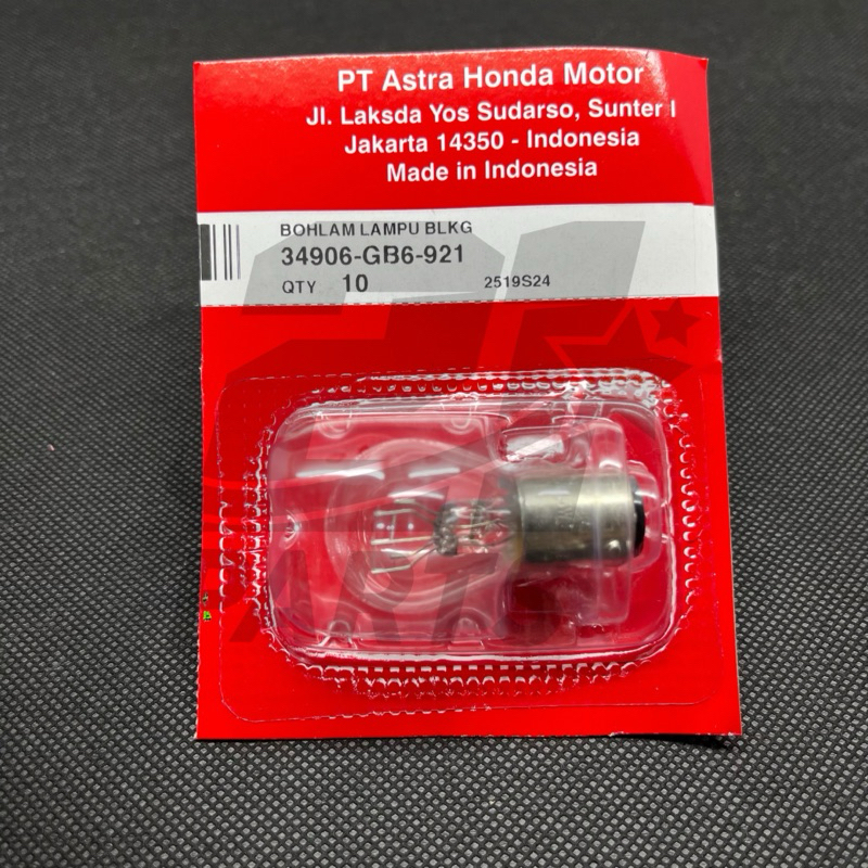 Bohlam Lampu Belakang (34906-GB6-921) Bolam Stop
