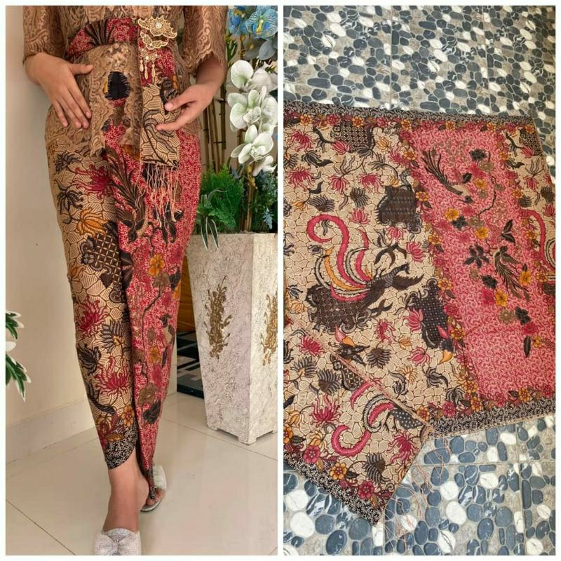 KAMEN BATIK ATBM SUTRA SET SELENDANG