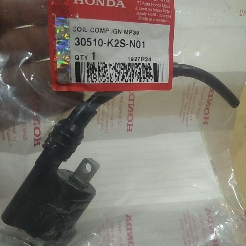 Coil pengapian IGN MP39 Vario160/Stylo160 30510-K2S-N01
