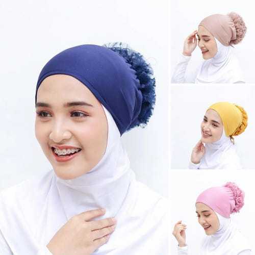 Inner Ciput Turki / Inner Hijab Turki / Ciput Brukat