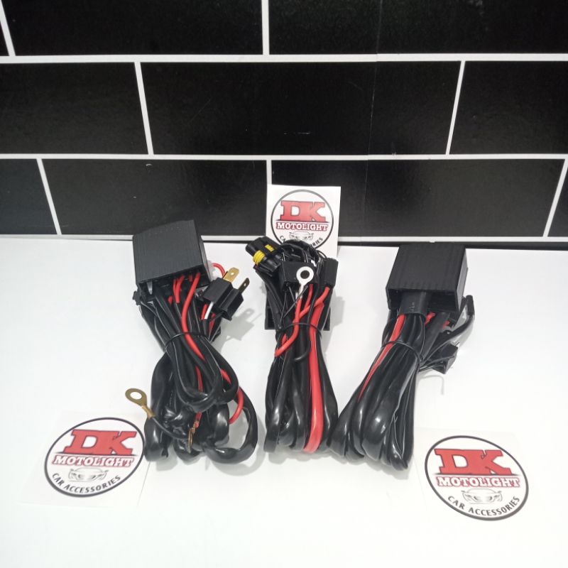 Kabel Relay H4 HID BiLED Projector Motor Mobil Soket 2 Lampu Super Anti Panas Aman Stabil