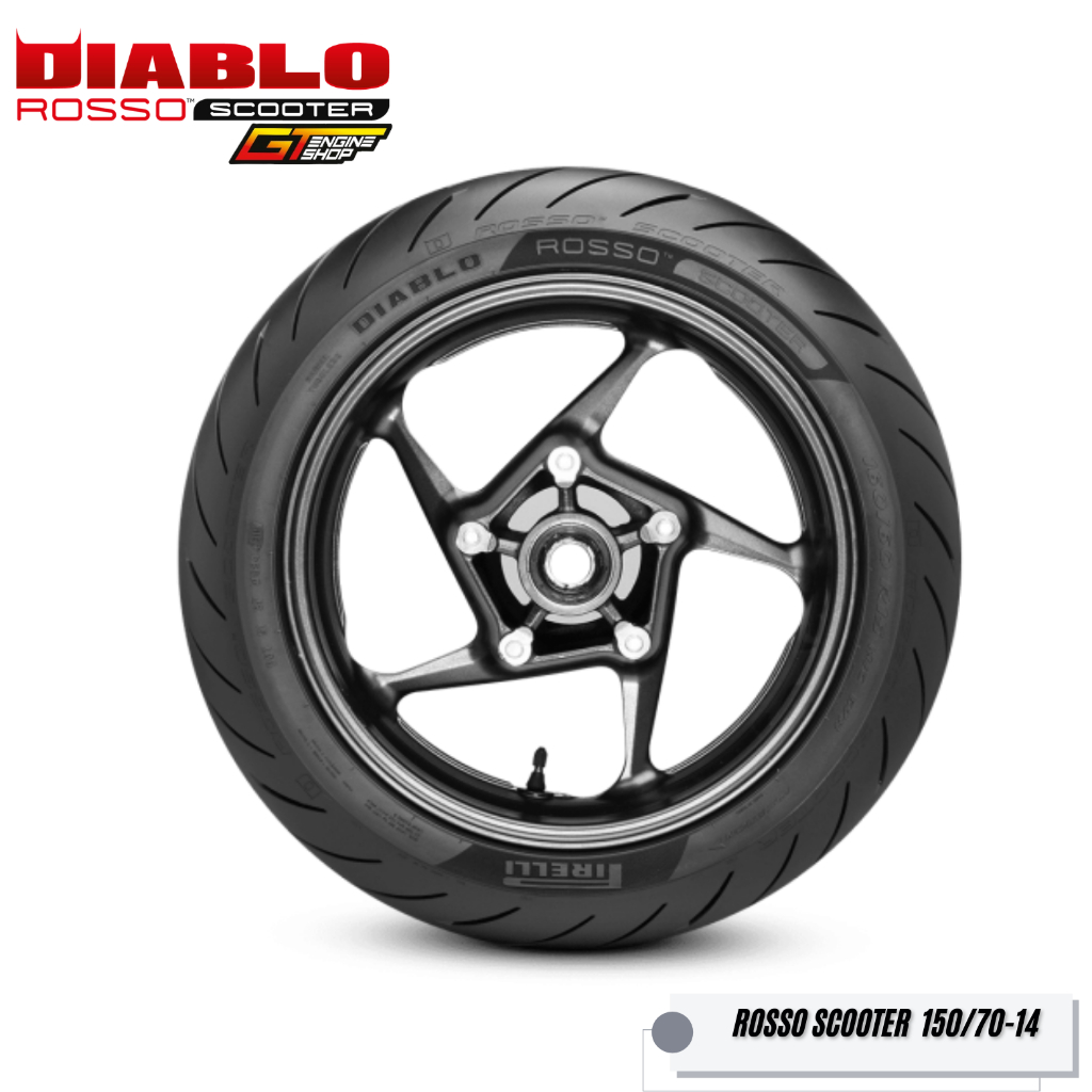 BAN XMAX PIRELLI DIABLO ROSSO SCOOTER 150/70-14 PIRELLI DIABLO ROSSO SCOOTER 150/70-14 BAN XMAX