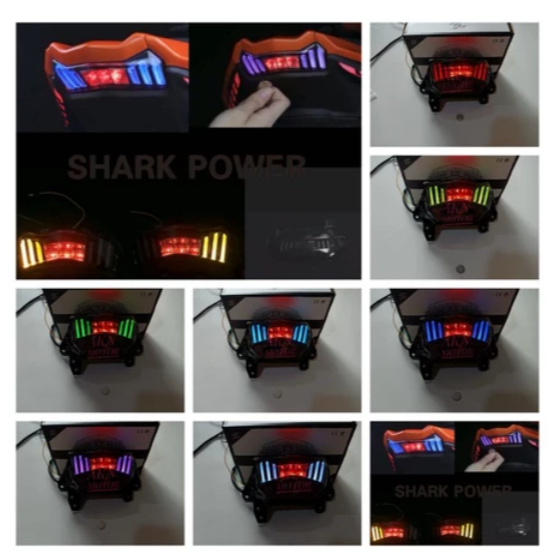 Lampu Stop Aerox New RGB Stoplamp Aerox 155 New Connected Undertail Aerox New Shark Power