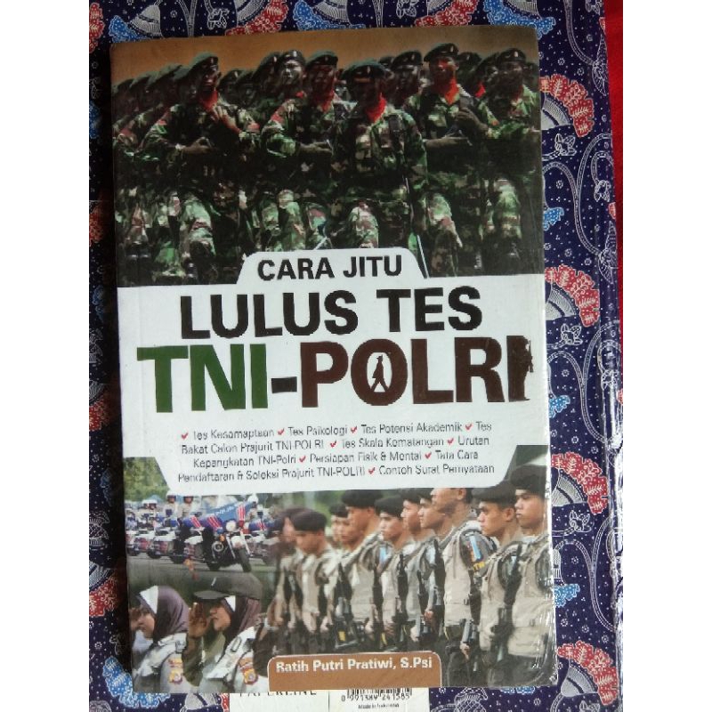 

Buku Cara jitu lulus tes TNI-POLRI