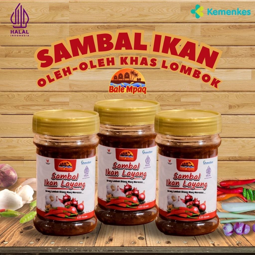 

BALEMPAQ - Sambal Ikan Khas Lombok - Siap Makan Dan Disajikan - Oleh-Oleh Khas Lombok