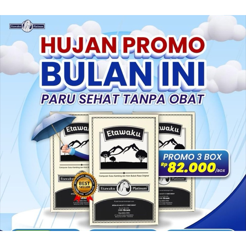 

Susu EtawakuU Platinum Ori Susu Kambing Etawa -