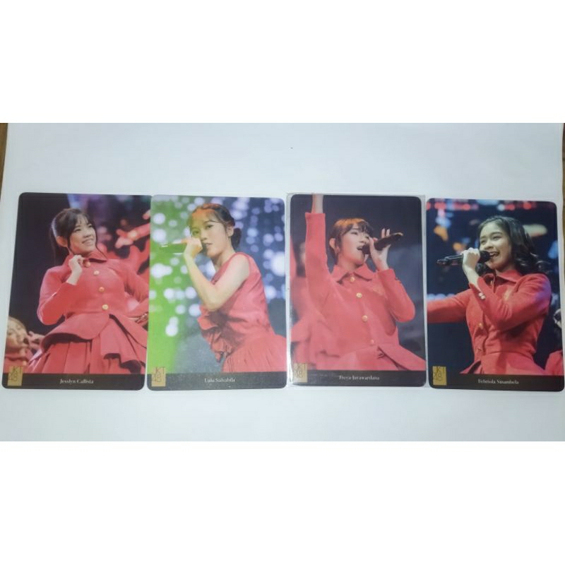 Photocard PC Official JKT48 10th Anniversary Kick Off Conference New Era Freya Febriola Lulu Jesslyn