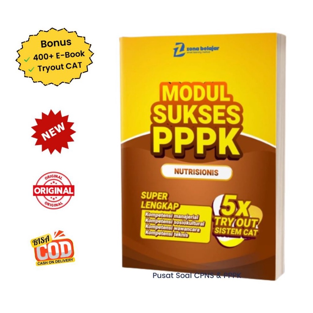 

KODE Y55U Buku PPPK Nutrisionis 224 Buku P3K Nutrisionis Gizi 224 Best Seller TERUPDATE