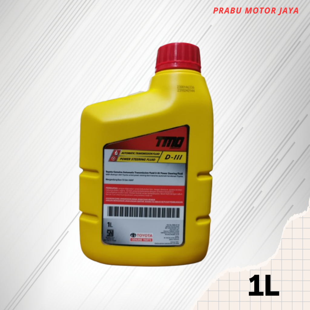 Oli ATF Transmisi Fluid Automatic Power Steering Toyota ATF D-lll 1 Liter
