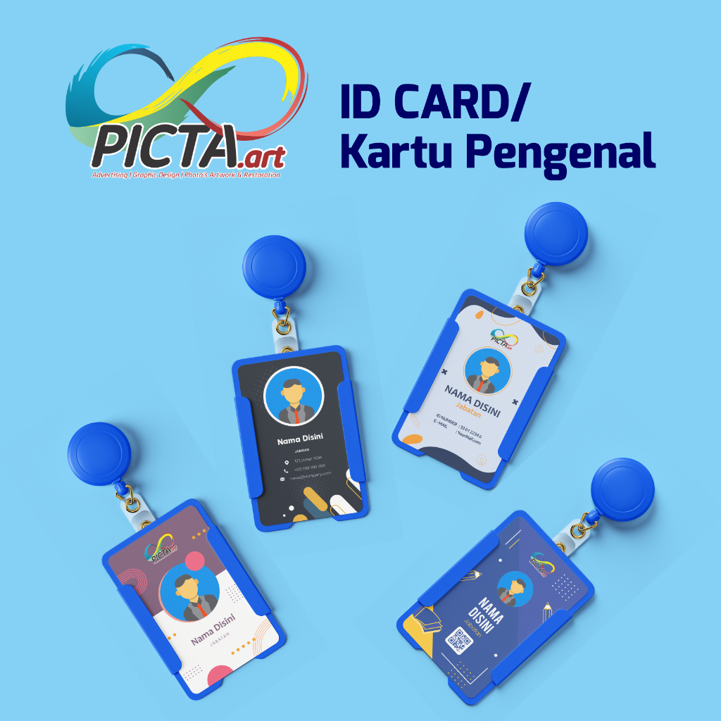 

Cetak ID CARD / Name Tag / Kartu Pengenal Kantor | Instansi | Perusahaan Desain Custom