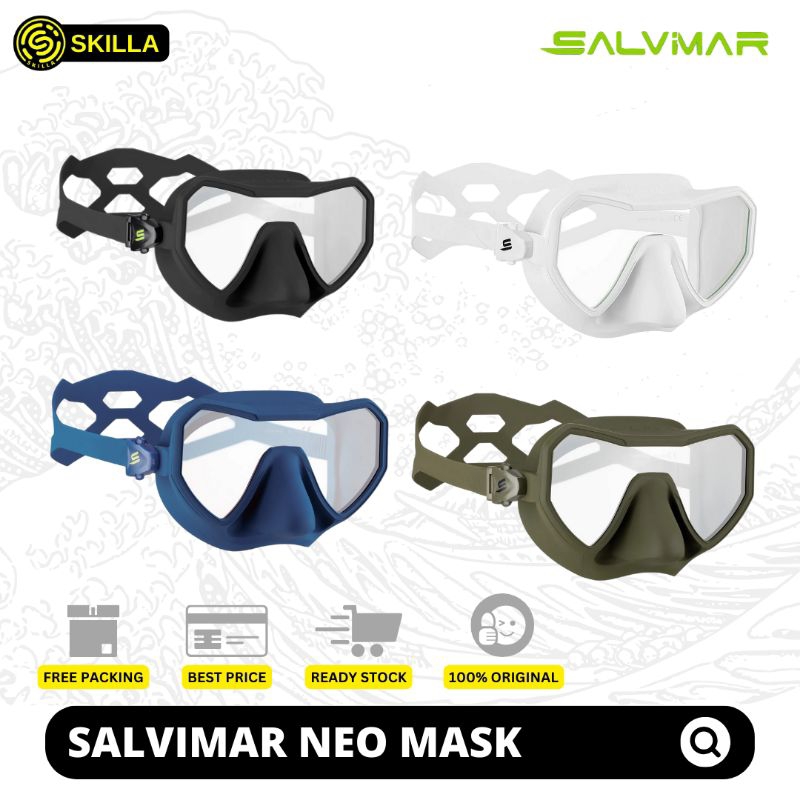 Salvimar Neo Freediving Mask Masker Freedive Low Volume Diving Dive