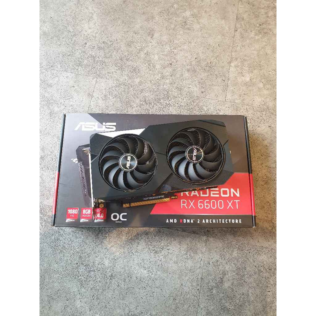 ASUS RADEON RX 6600 XT DUAL OC 8GB GDDR6 VGA CARD / RX 6600XT