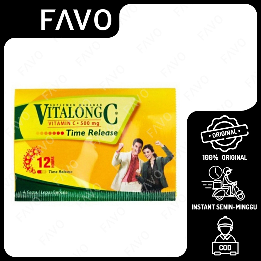 

Vitalong-C Vitamin C 500 mg - 4 Tablet
