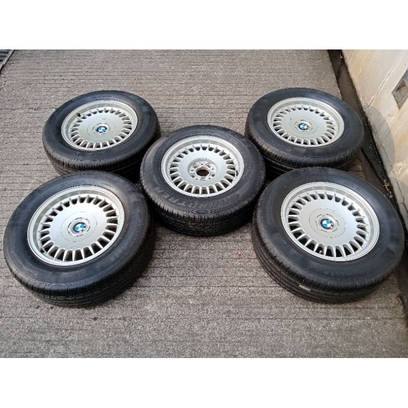 Velg BMW Style 15 Original R16 5 Pcs Bonus Ban Continental Tebal - Pelek Ring 16 Lebar 7,5 ET 20 Ori